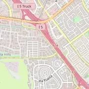 Street map near Laguna Hills