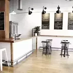 Coffee-shop lighting and pendant fixtures